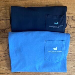 Southern Marsh Long sleeve pocket tee